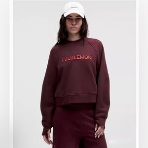 NWT lululemon Oversized Scuba Wordmark